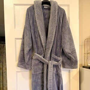 Snowe Classic Bathrobe in Slate Blue, Warm Terrycloth Robe, Men's or Women's